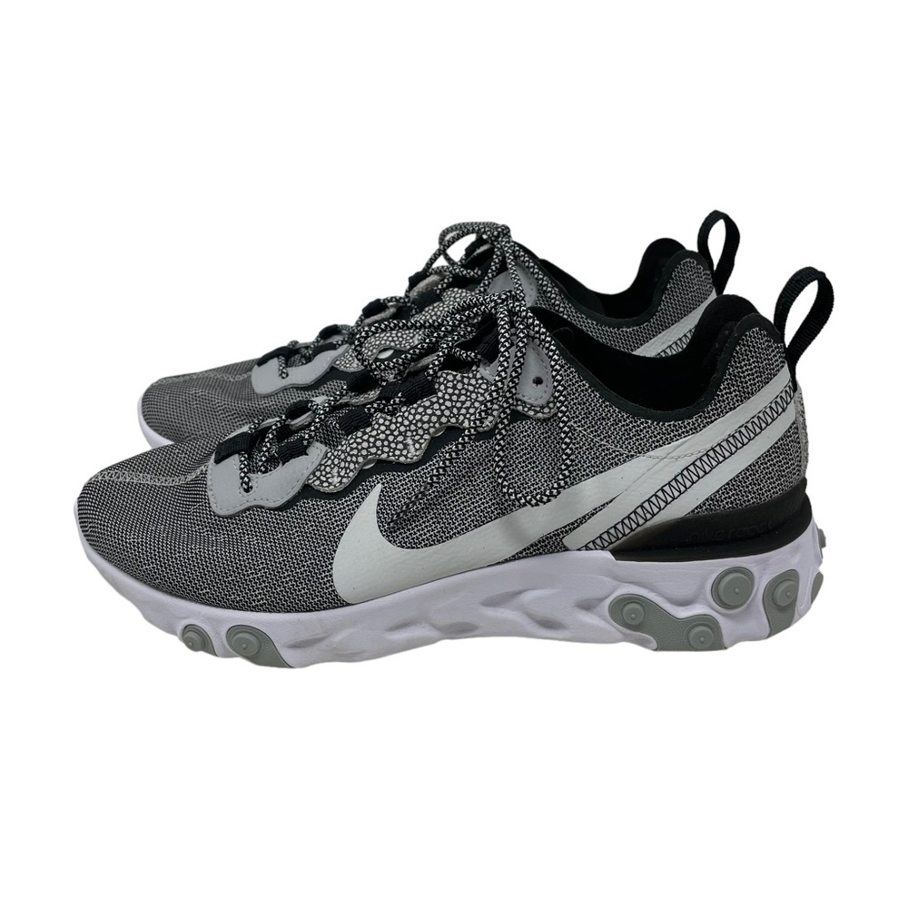 EUC Nike React Element 55 SE Safari Grey Men's 7.5 CD2153-100